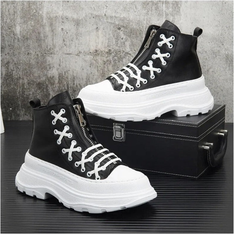 Punk Style Thick Bottom High Top Sneakers