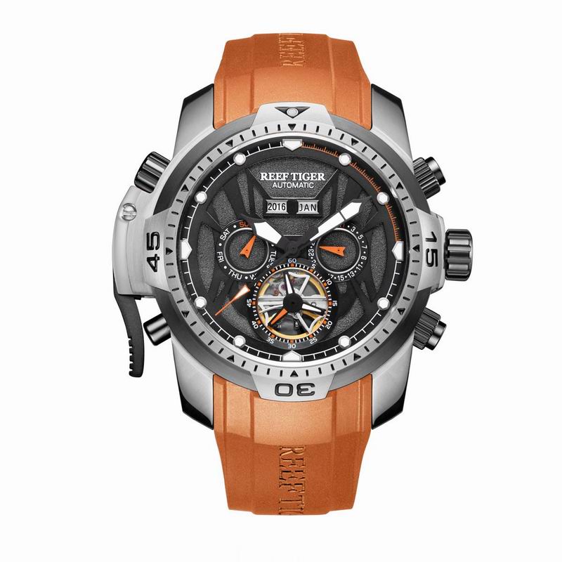 Sport Complex Design Multi Functional Design Men Watch