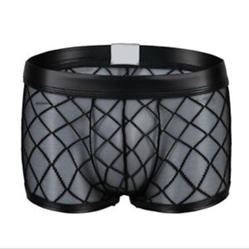 Big Net See-Through Style Men Boxer