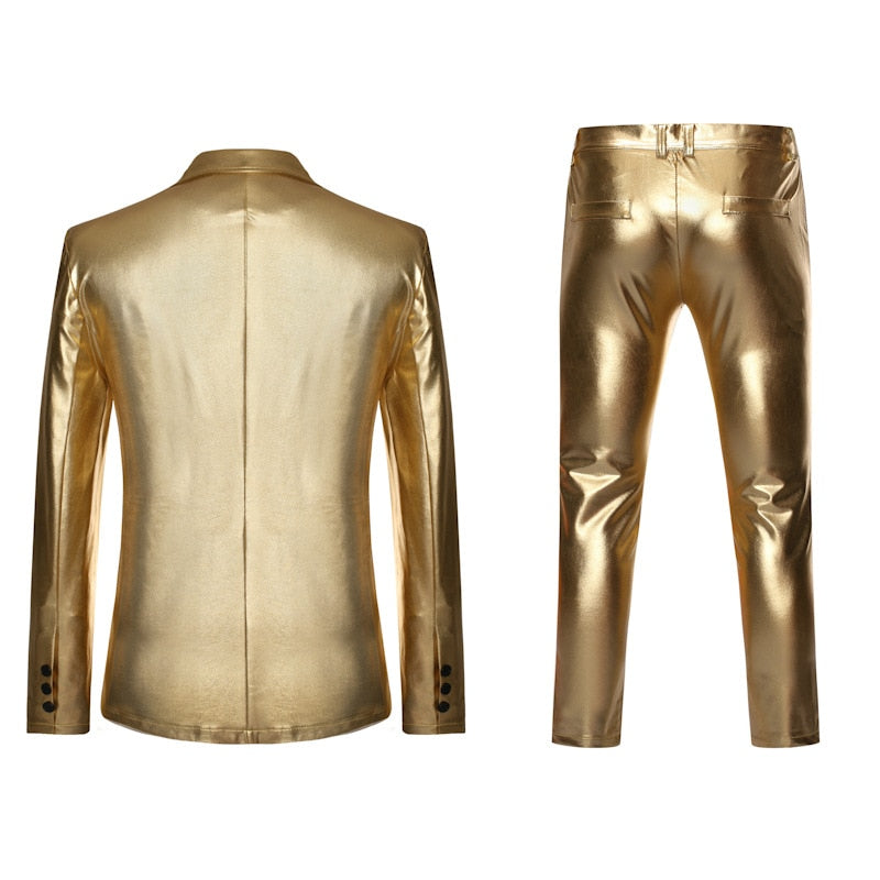 Luxurious Shiny Polyester Viscose Suits