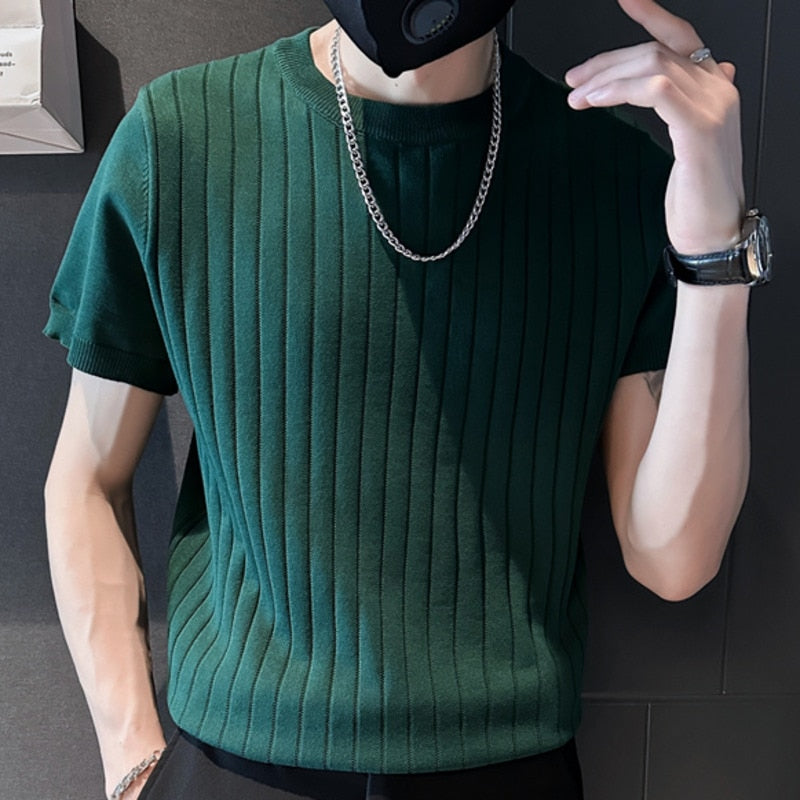 Luxury Knitted Homme T-Shirt