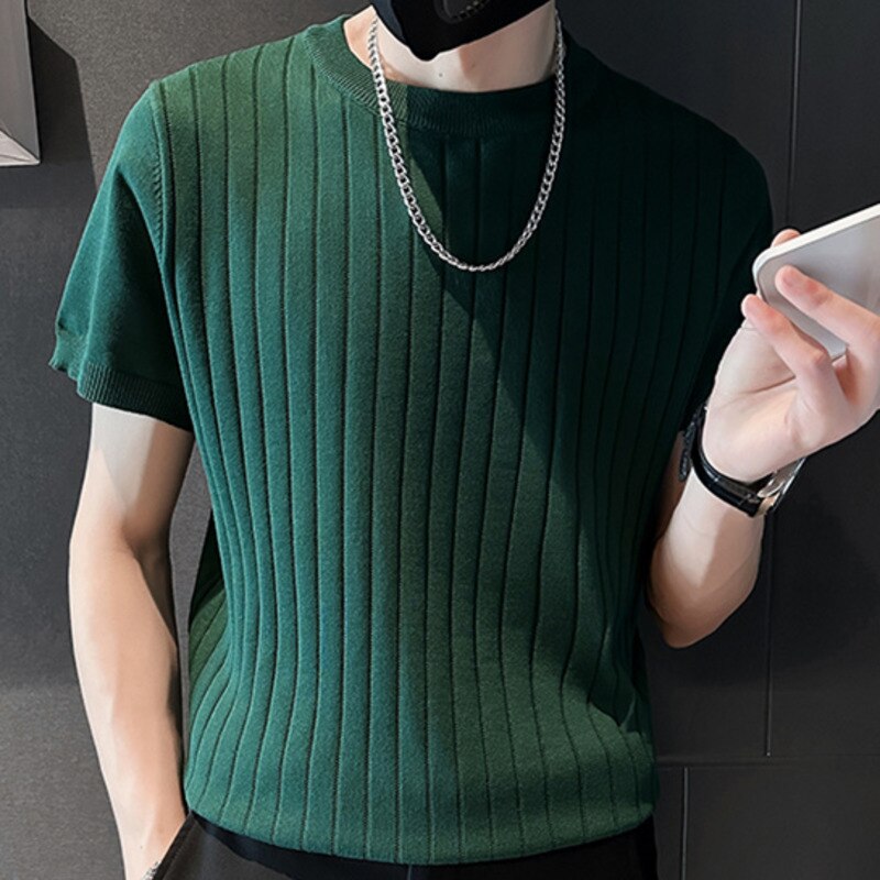Luxury Knitted Homme T-Shirt