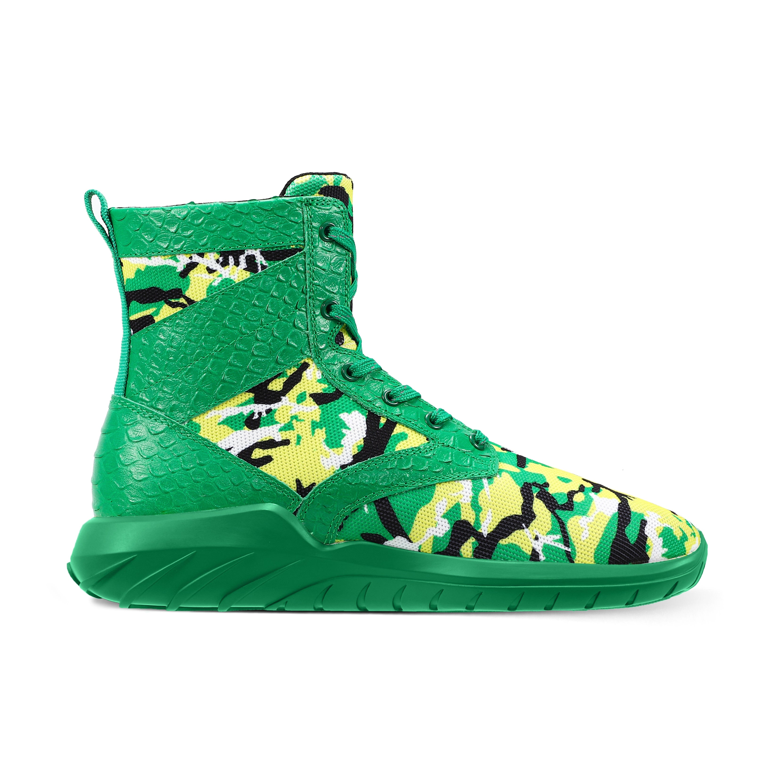 Shamrock High Top Camouflage Sneakers