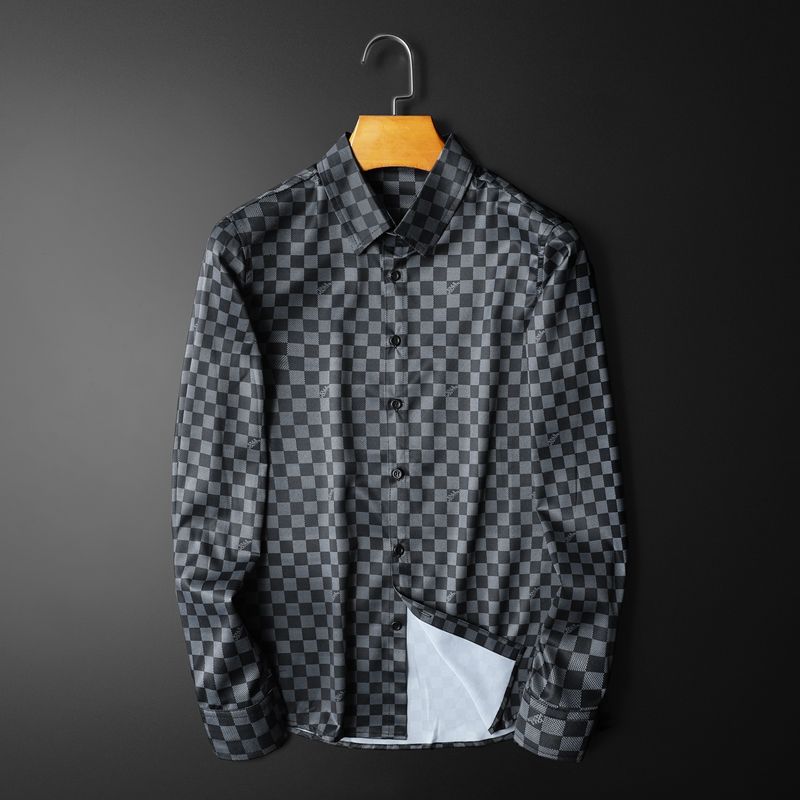 Classic Checkered Pattern Long-Sleeved Shirts