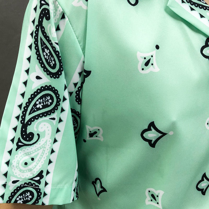 Streetwear Vintage Ethnic Print Shirt