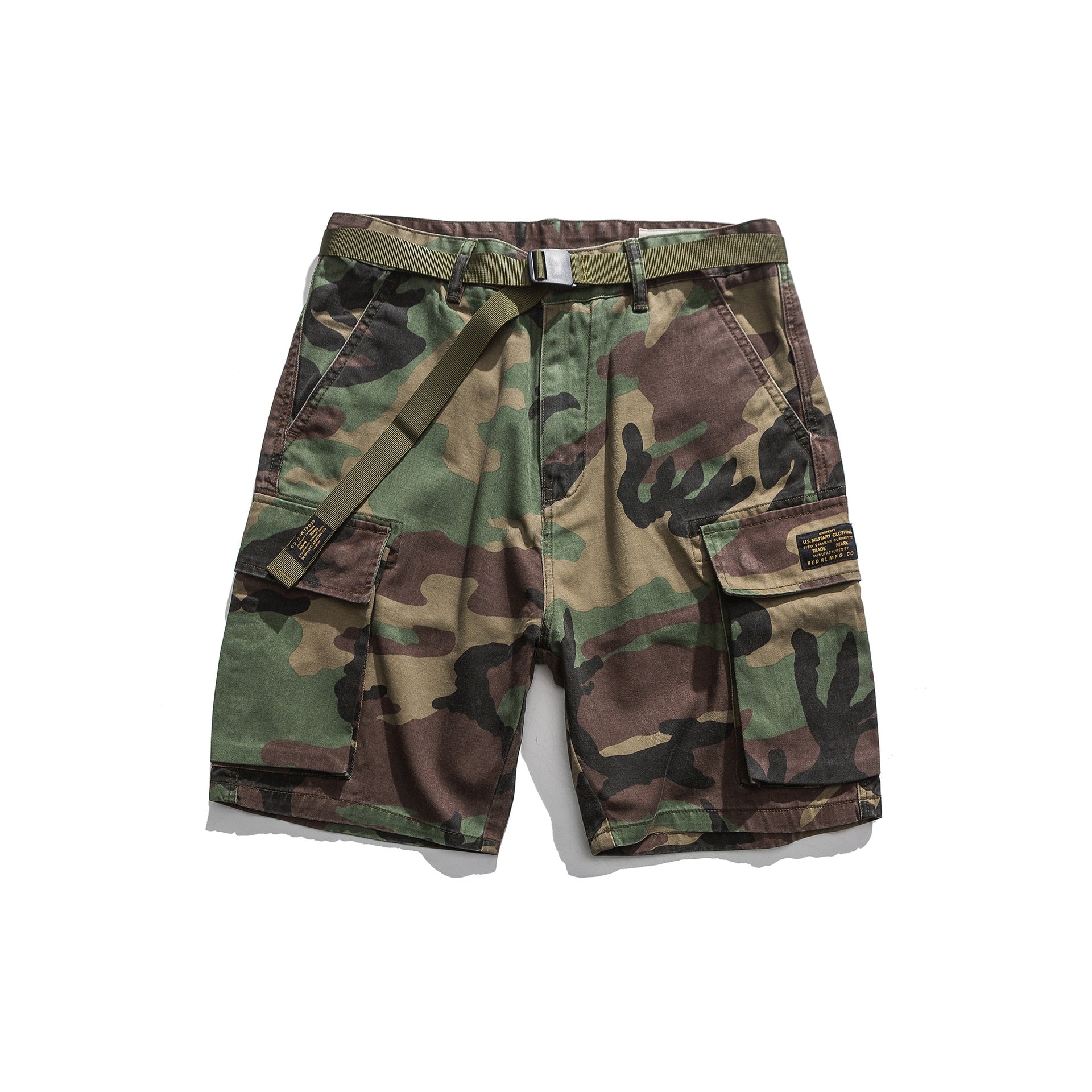 Multi-Pocket Military Camouflage Cargo Short