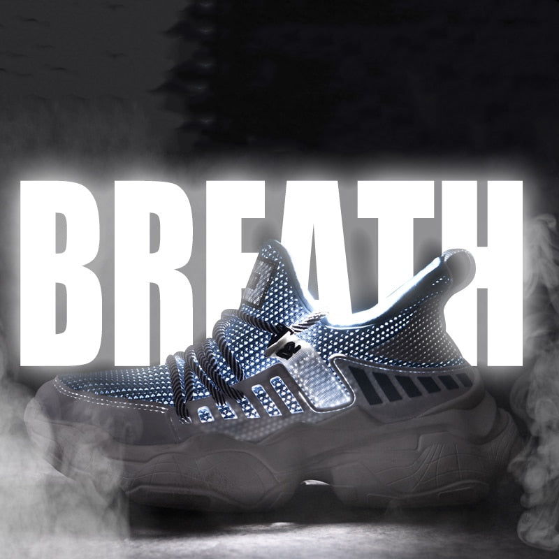 Thick Bottom Flyknit Basic Youth Casual Men Sneaker