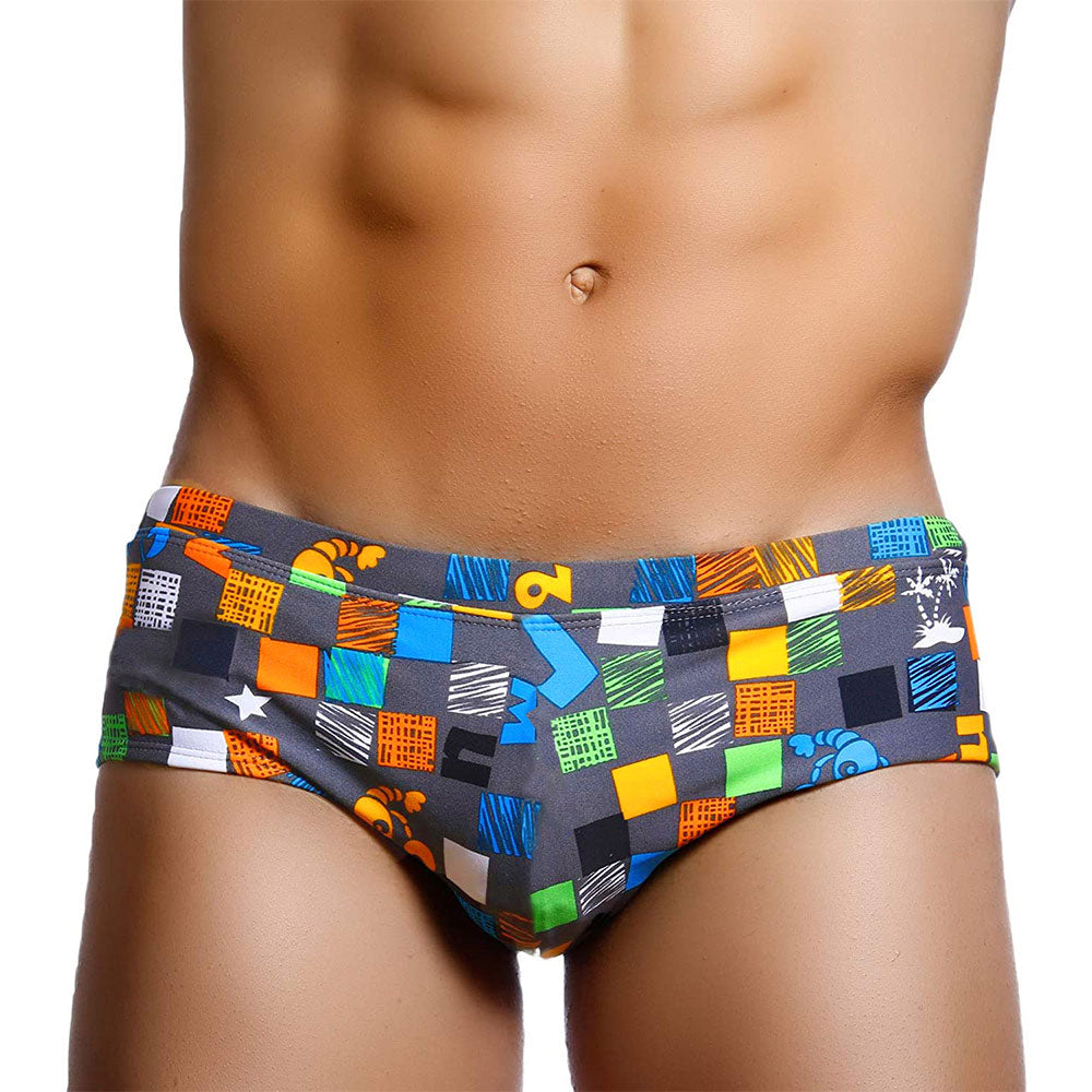 Low Waist Geometric Men Underwear