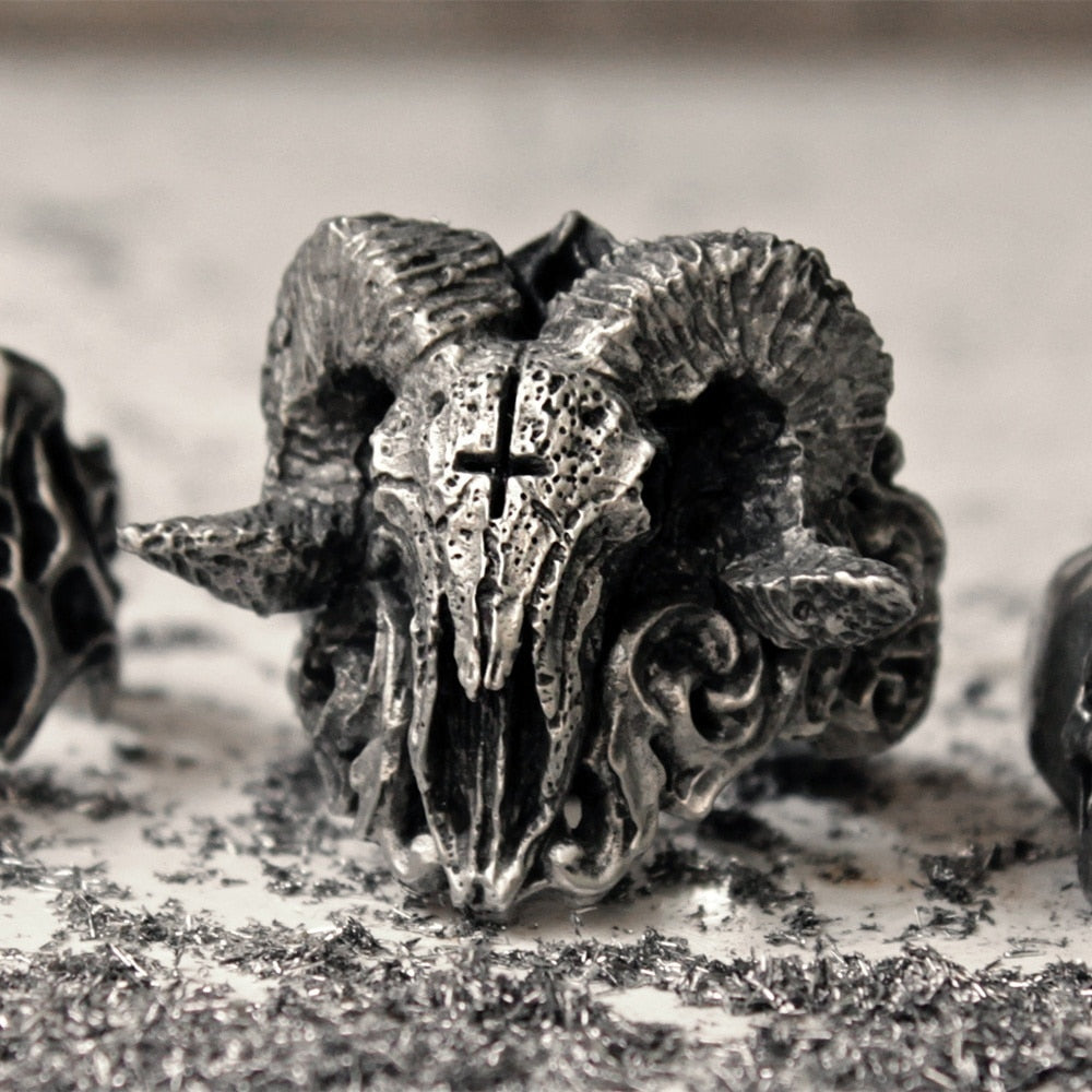 Stainless Steel Unique Punk Gothic Skull Men Fashion Ring