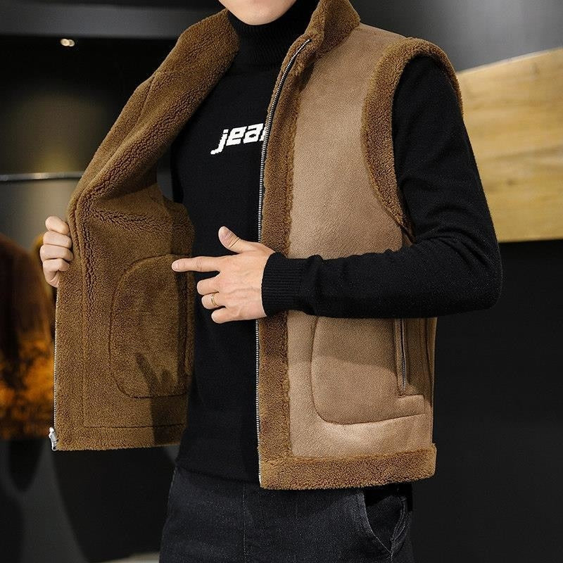 Winter Fur Choco Vest