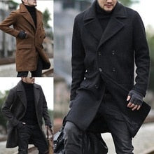 Monocolor Hooded Trench Winter Coat