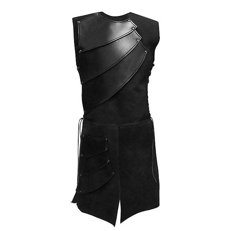 Punk Rock Steampunk Long Medieval Waistcoat