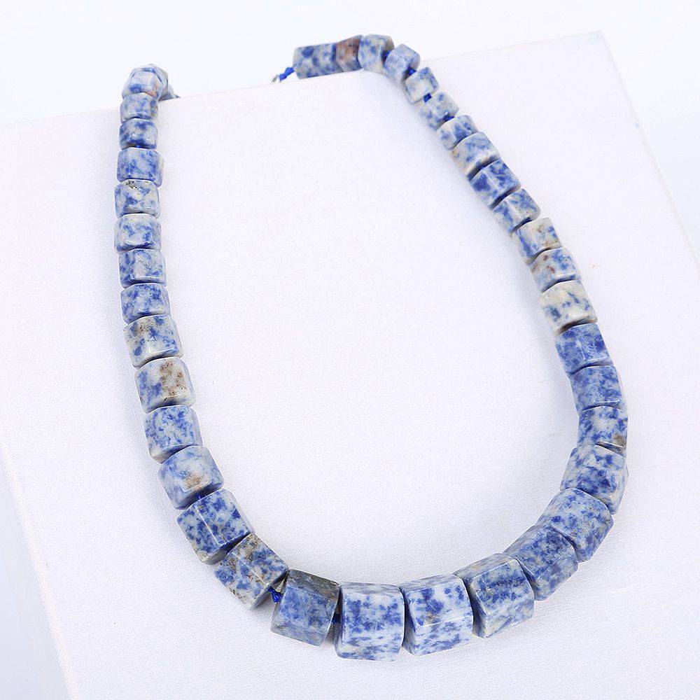 Blue Stone Bead Natural Jewelry Design Men Necklace