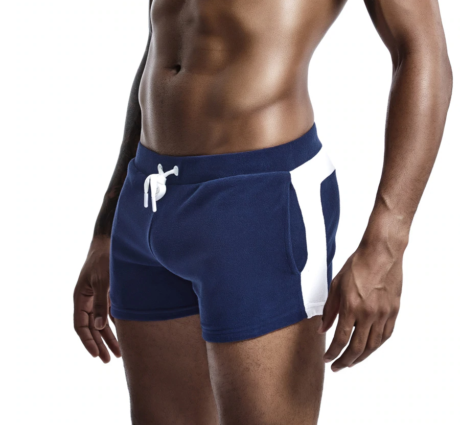 Solid Side Lined Style Sporty Shorts