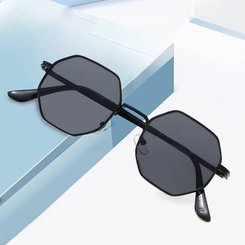 Resin Lenses Polygon Aviator Sunglasses