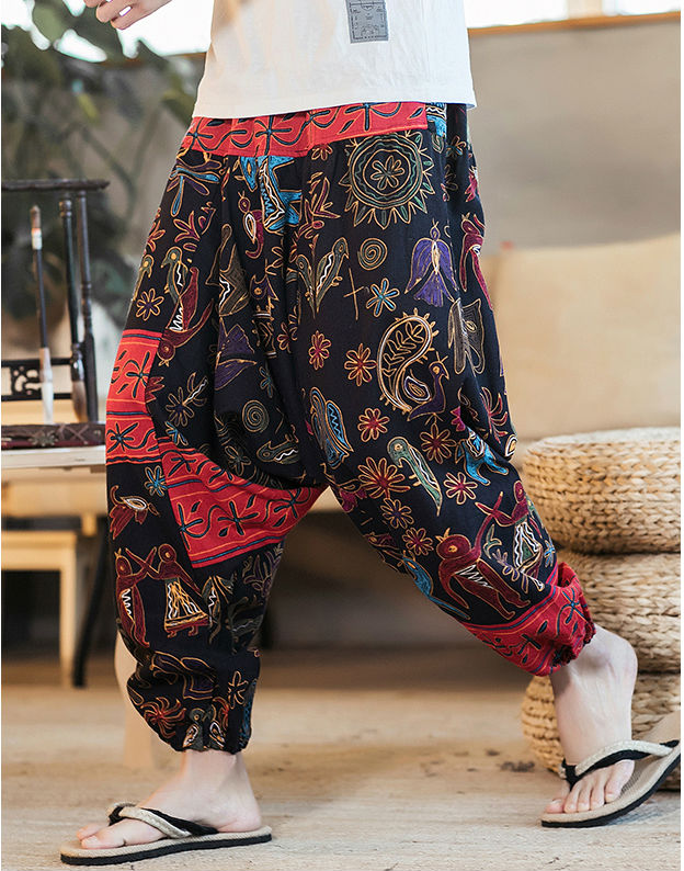 Cotton Loose Harajuku Youth Streetwear Fashion Men Harem Pants - FanFreakz