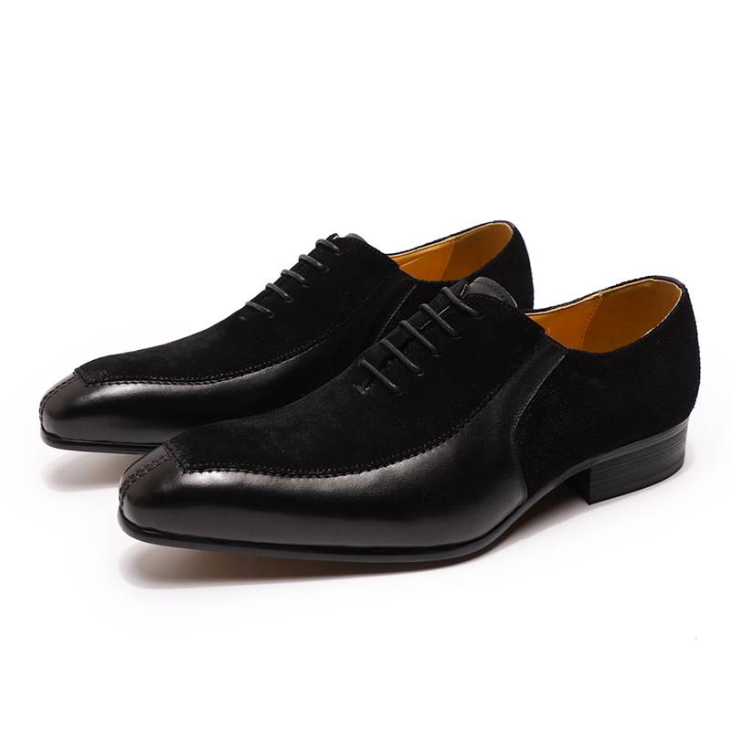 Luxury Formal Split Suede Leather Men Oxford Shoes