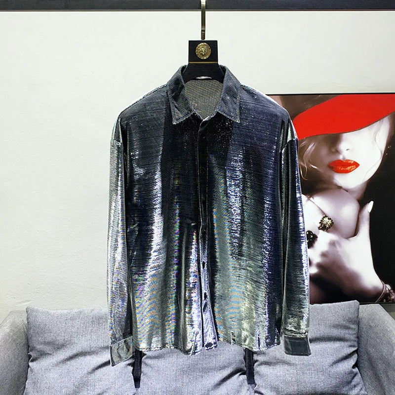 Reflective Color Polyester Fiber Shirt