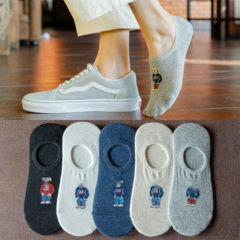 Cartoon Printed Pattern Ankle Socks