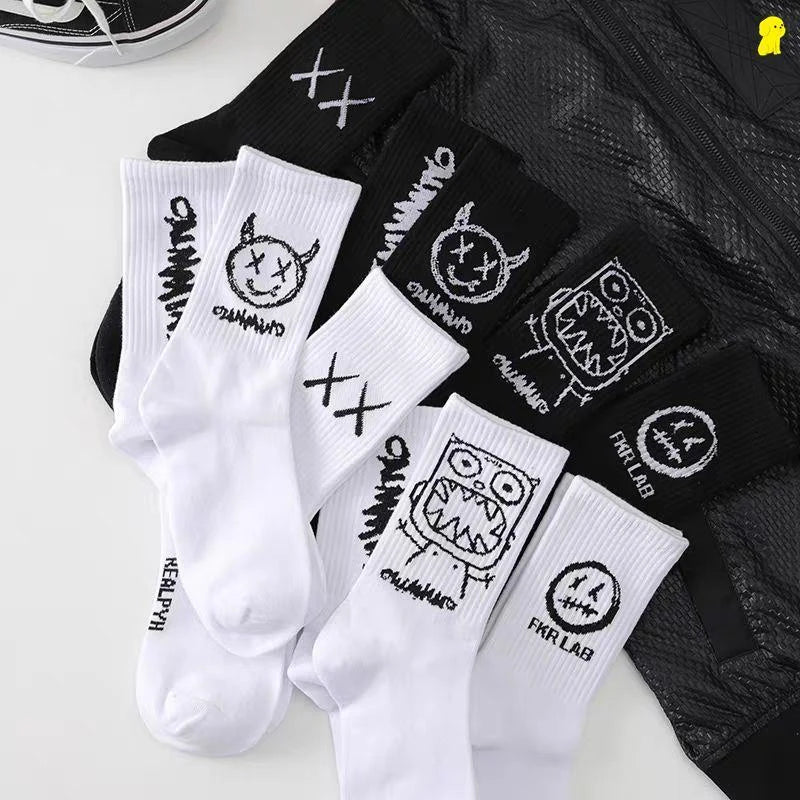 Cotton Simplicity Anime Devil Socks