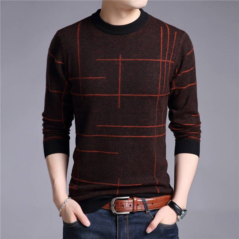 O-Neck Pull Cotton Striped Sweaters