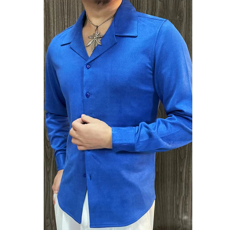 Solid Color Formal Dress Shirt