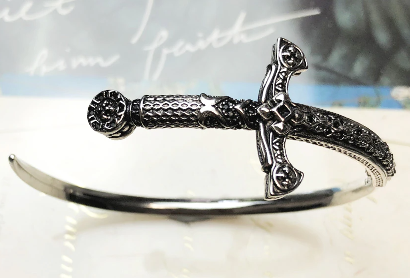 Vintage Sword Style Cuff Bracelet