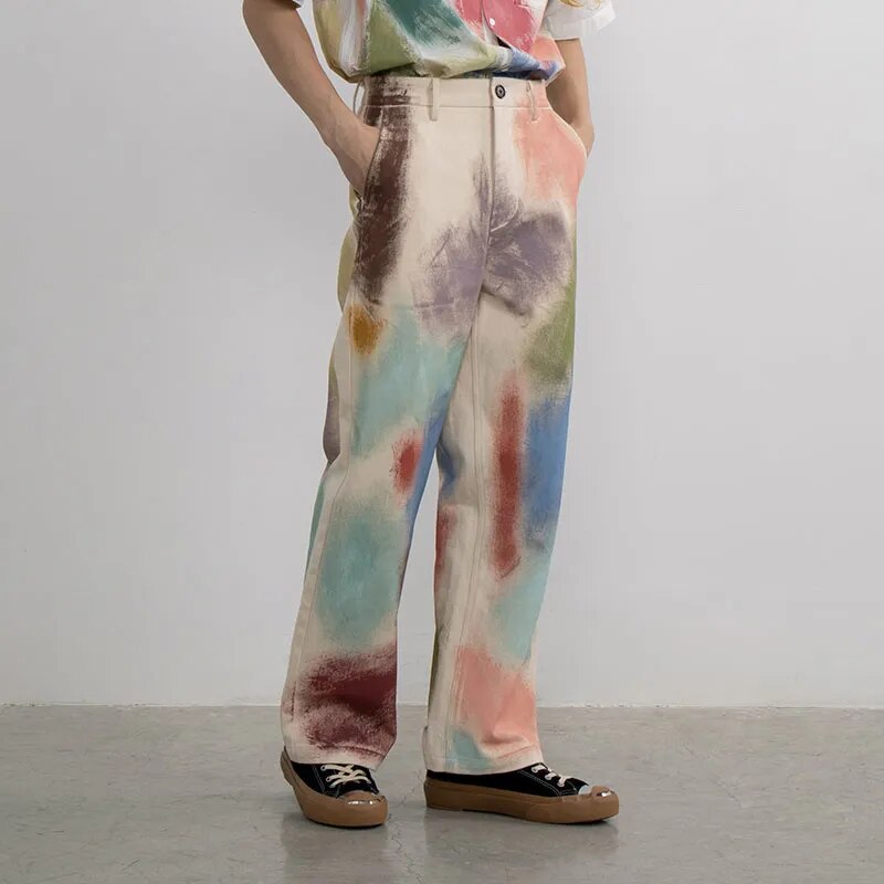 Tie-Dye Colorful Loose Pants