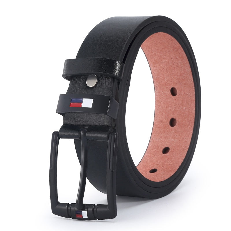 Casual Buckle Leather Men Belt