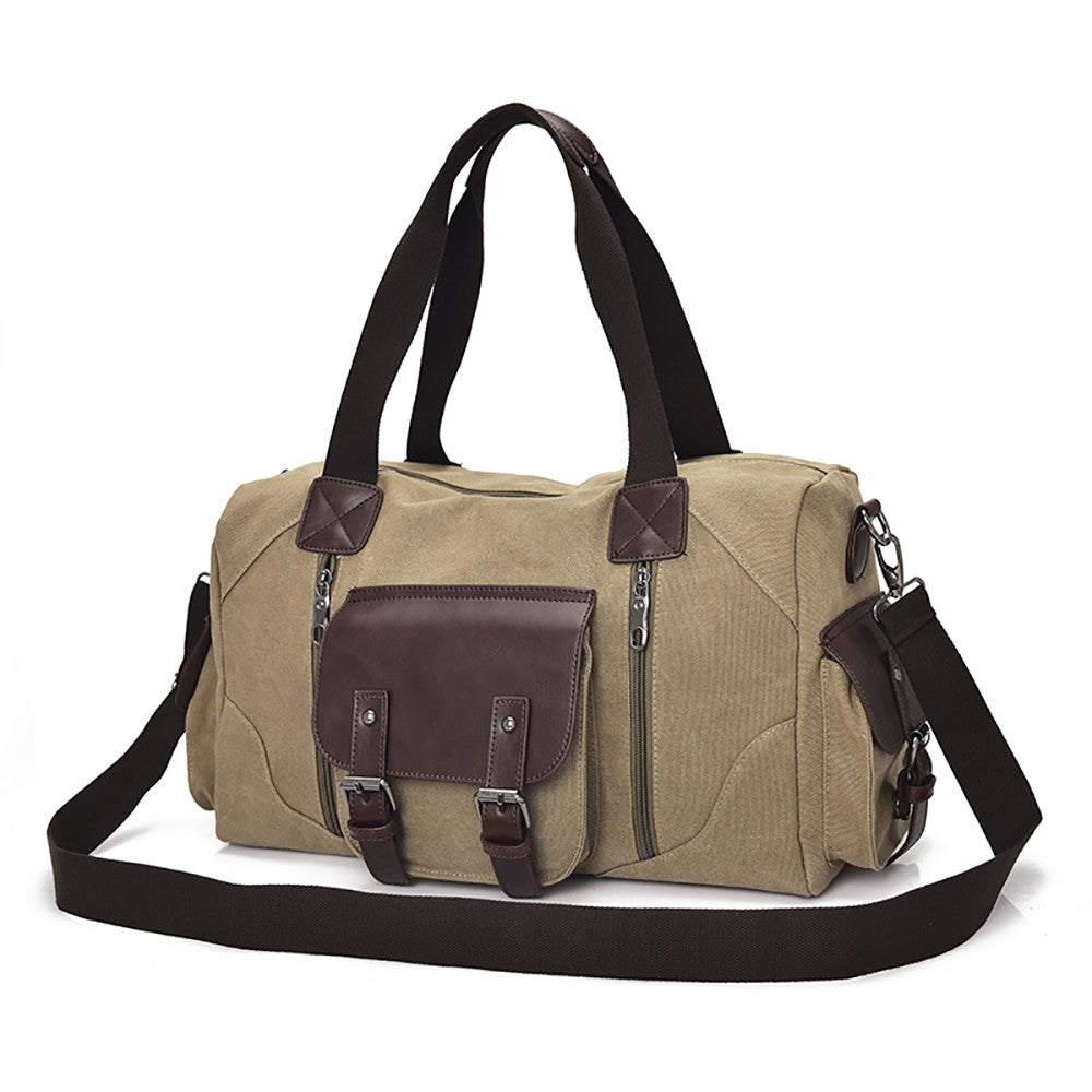 Vintage Style Men Canvas Weekender Bag - FanFreakz