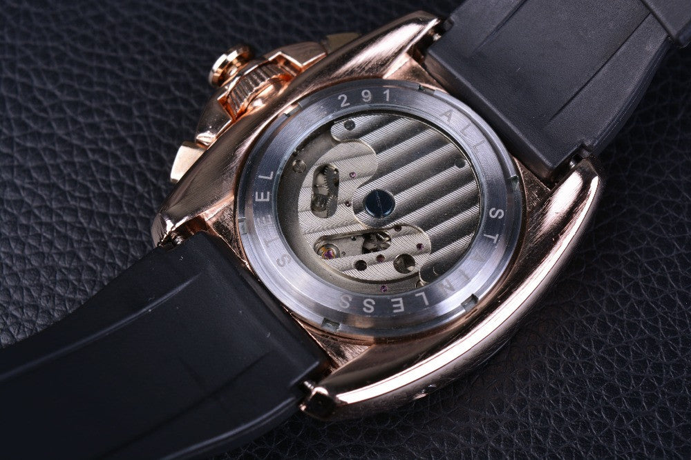 Forsining Tourbillon Rose Gold Watch - FanFreakz