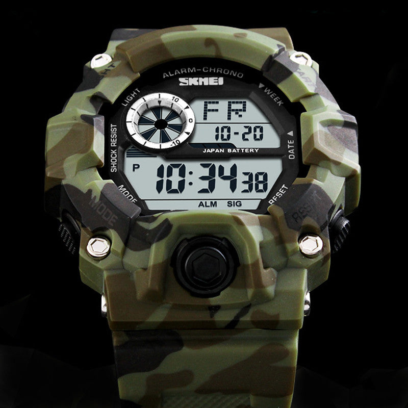 Skmei Camouflage Men Army Military Digital Watches - FanFreakz