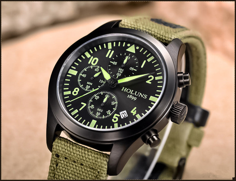 Holuns Military Style Aviator Watches - FanFreakz