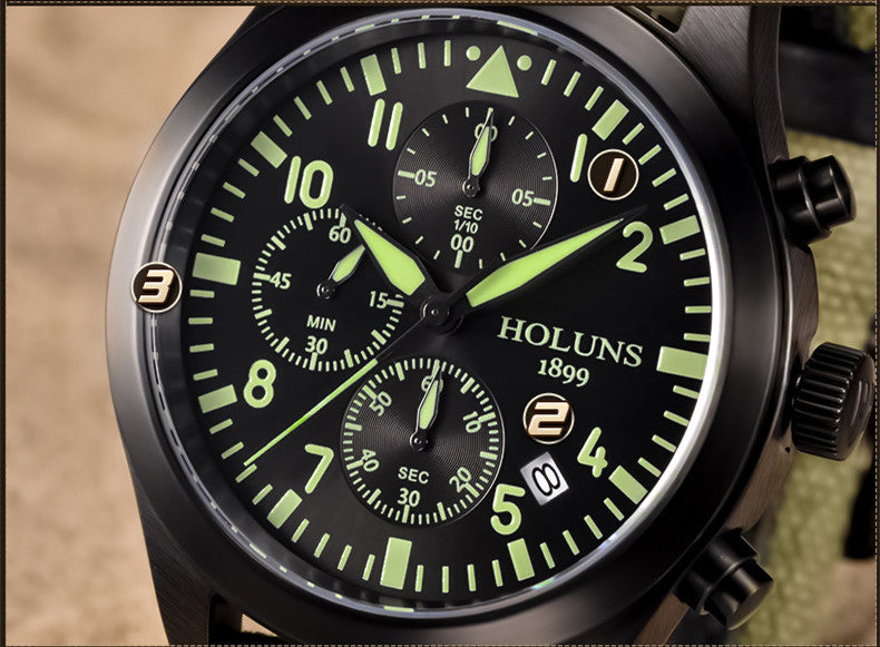 Holuns Military Style Aviator Watches - FanFreakz