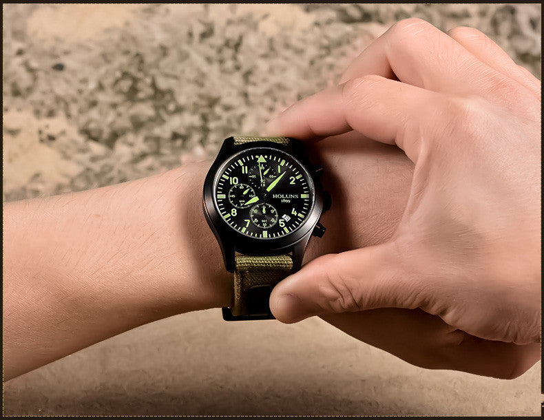 Holuns Military Style Aviator Watches - FanFreakz