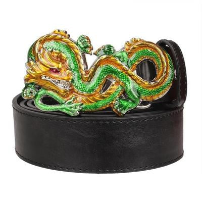 Rock Style Chinese Dragon Buckle Men Belt - FanFreakz