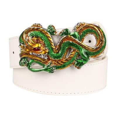 Rock Style Chinese Dragon Buckle Men Belt - FanFreakz