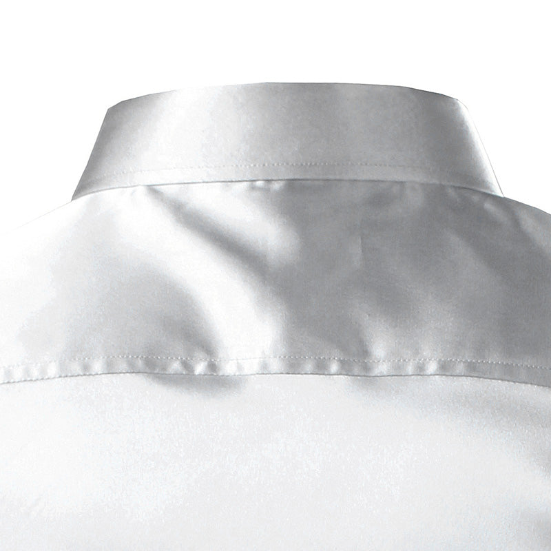 Silky Satin Men Dress Shirt For Formal, Party and Clubbing - FanFreakz