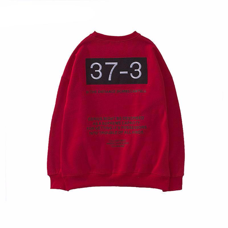 Embroidery Number 37-3 Hip Hop Men Sweaters - FanFreakz