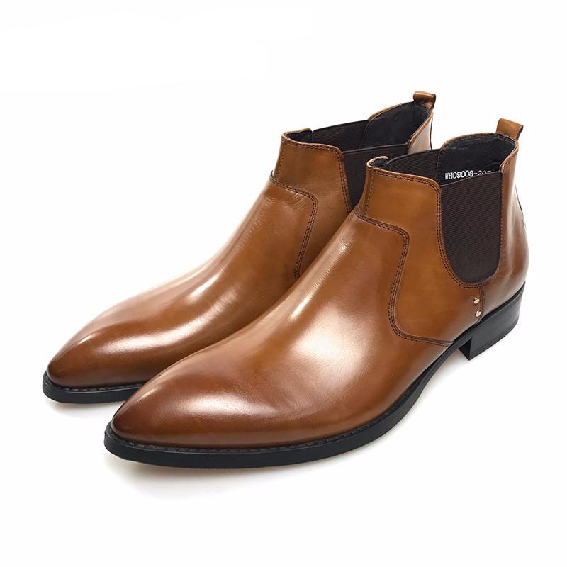 British Gentlemen Secret Agent Style Men Chelsea Boots - FanFreakz