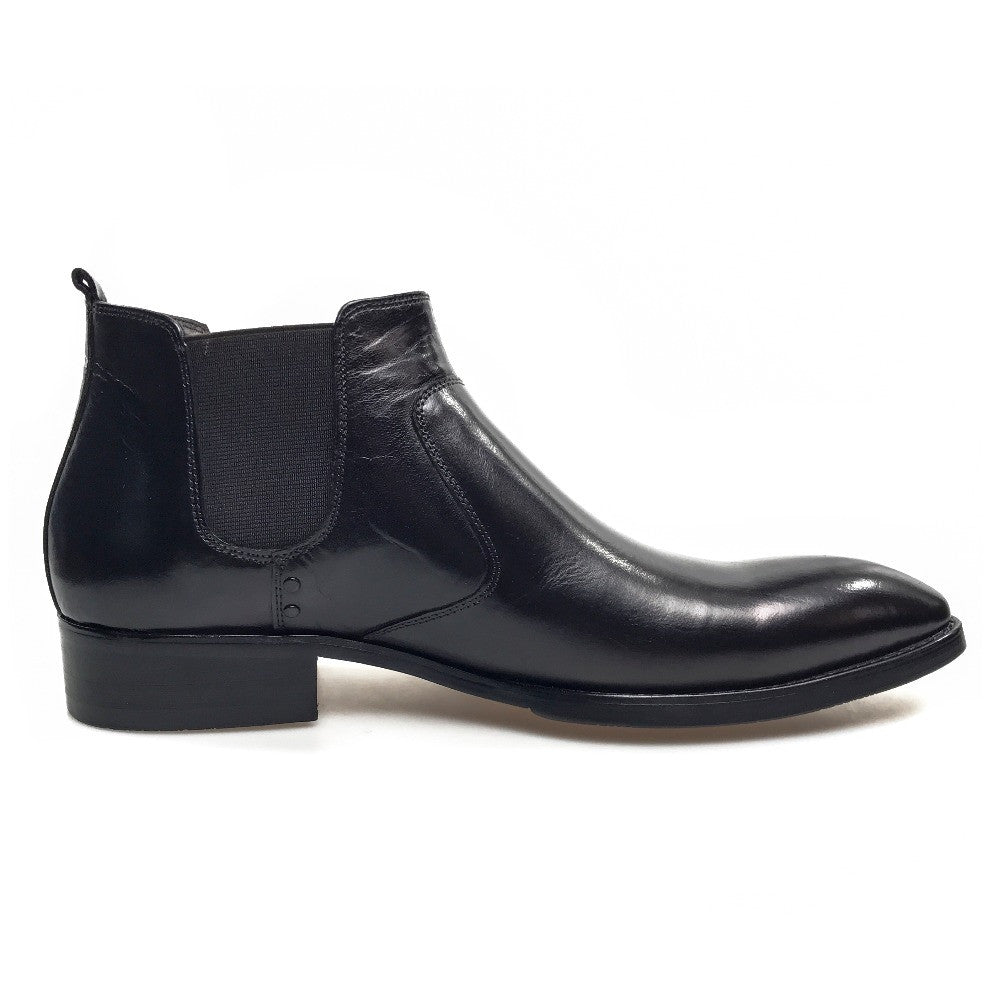 Formal Style Pointed Toe Men Ankle Boots - FanFreakz