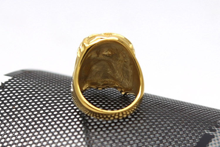 Hiphop Style Rock Jesus Face Men Ring - FanFreakz