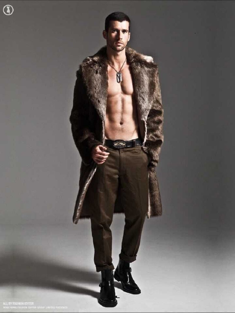 Men Long Faux Fur Coat for Winter - FanFreakz