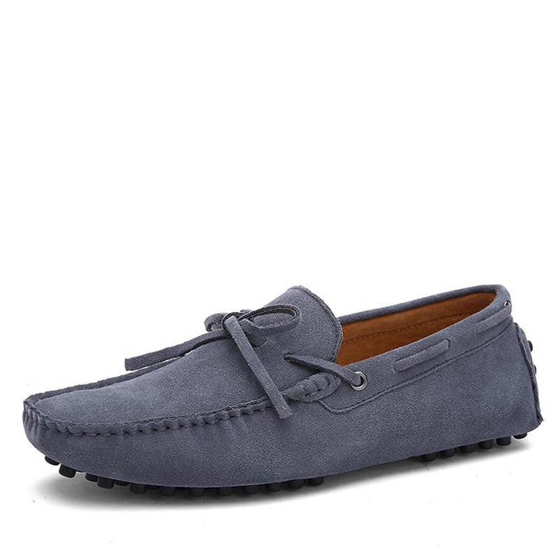 Men Nubuck Loafers Shoes Moccasins - FanFreakz