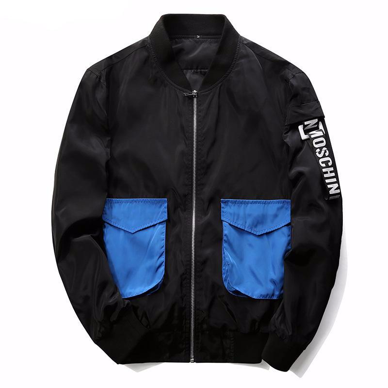 Two Sides Big Pocket Men Bomber Jacket - FanFreakz