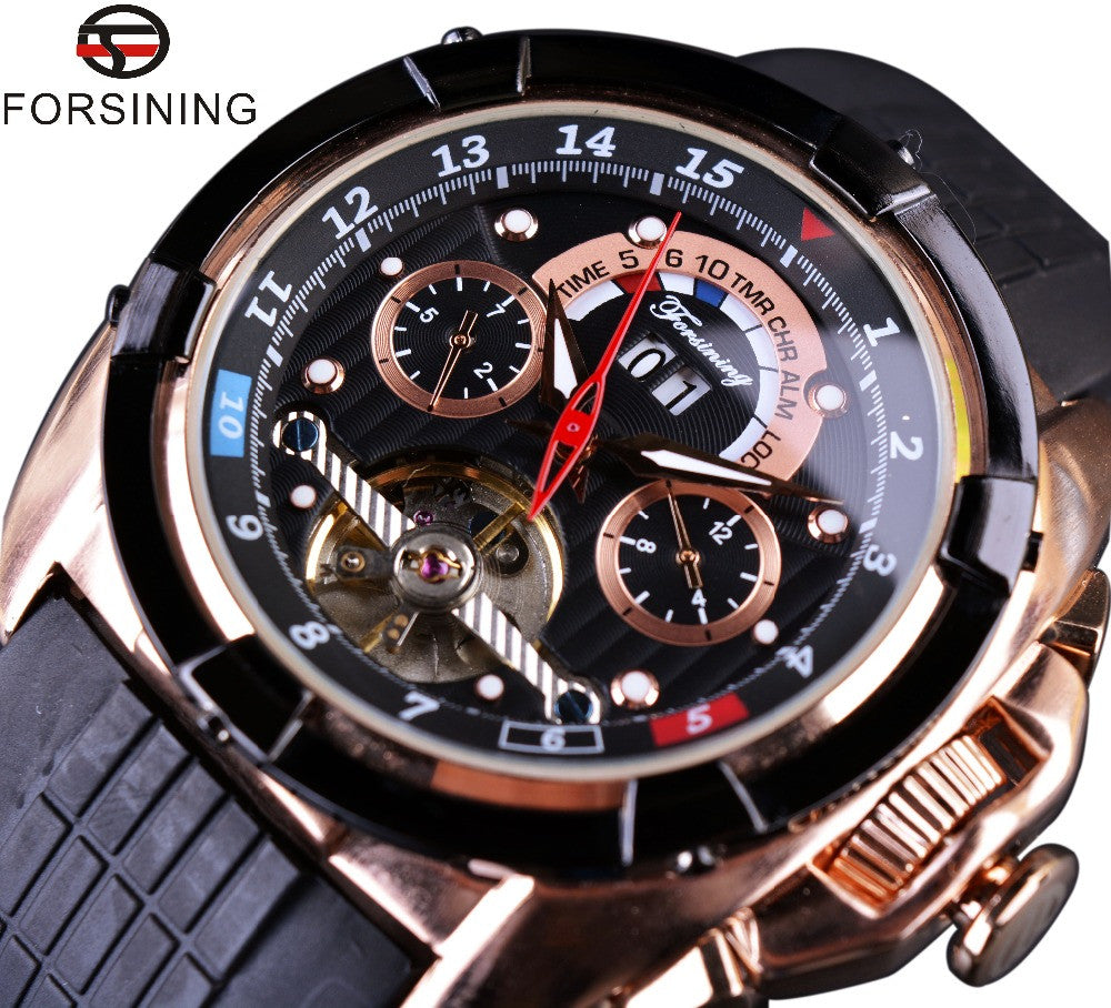 Forsining Tourbillon Rose Gold Watch - FanFreakz