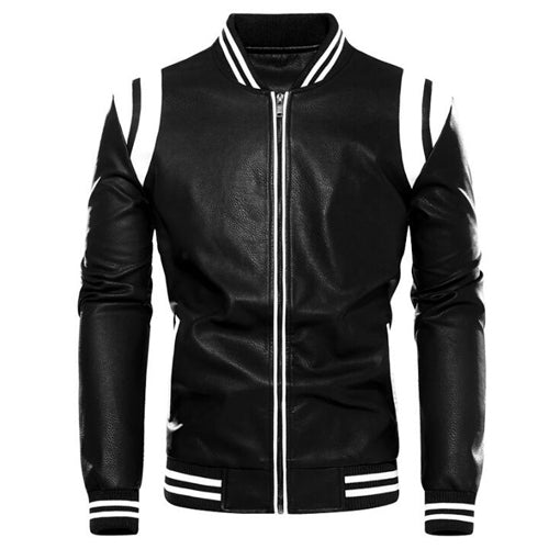 Casual Biker Leather Jacket