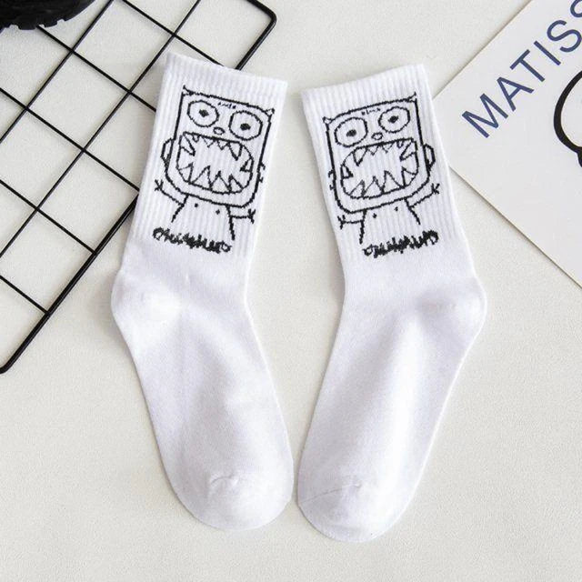 Cotton Simplicity Anime Devil Socks