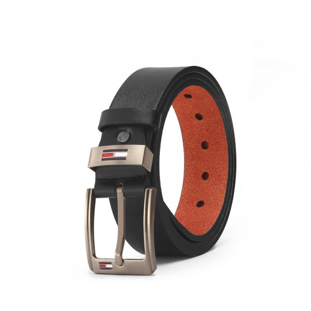 Casual Buckle Leather Men Belt