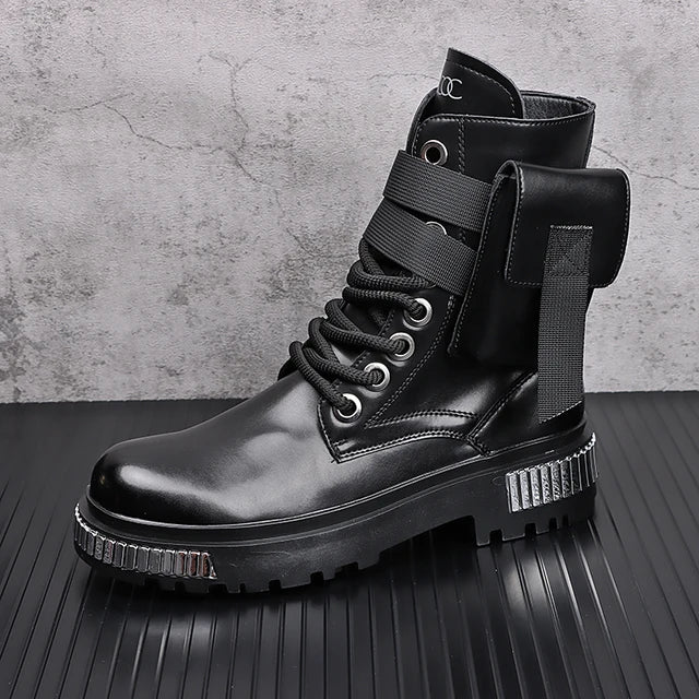 Side Pocket Decor Short Plush Boots